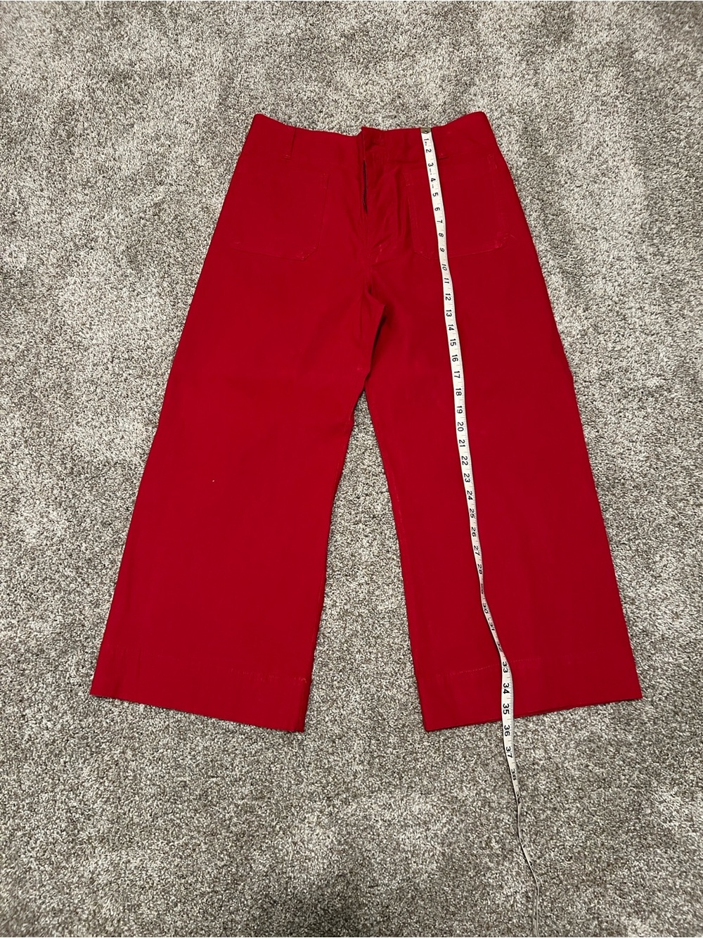 Anthropology Maeve Collette Magic Fabric Crop Wide Leg, 31P
